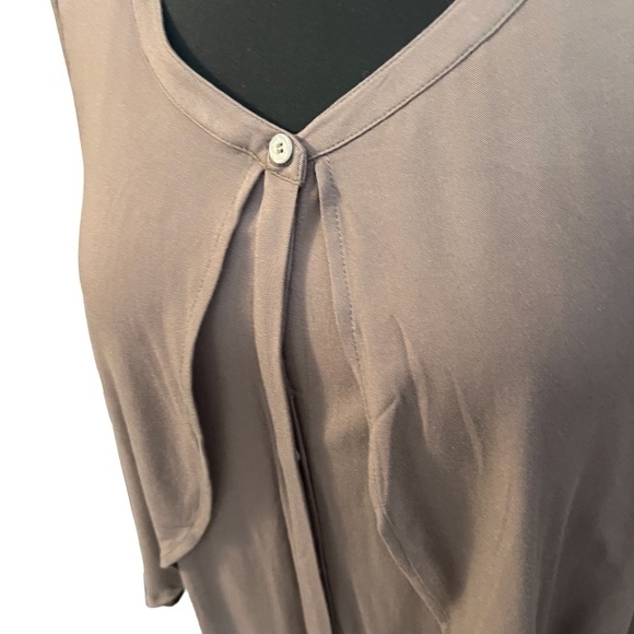 New H by Halston Women's Short Sleeve Brown Dress, Size 26W - Picture 5 of 14